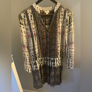 Bohemian Print Women's Dress